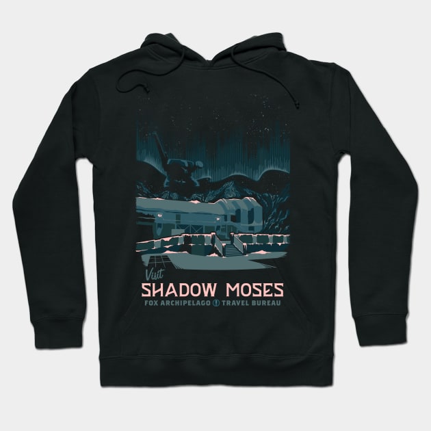 Visit Shadow Moses Hoodie by DCLawrenceUK